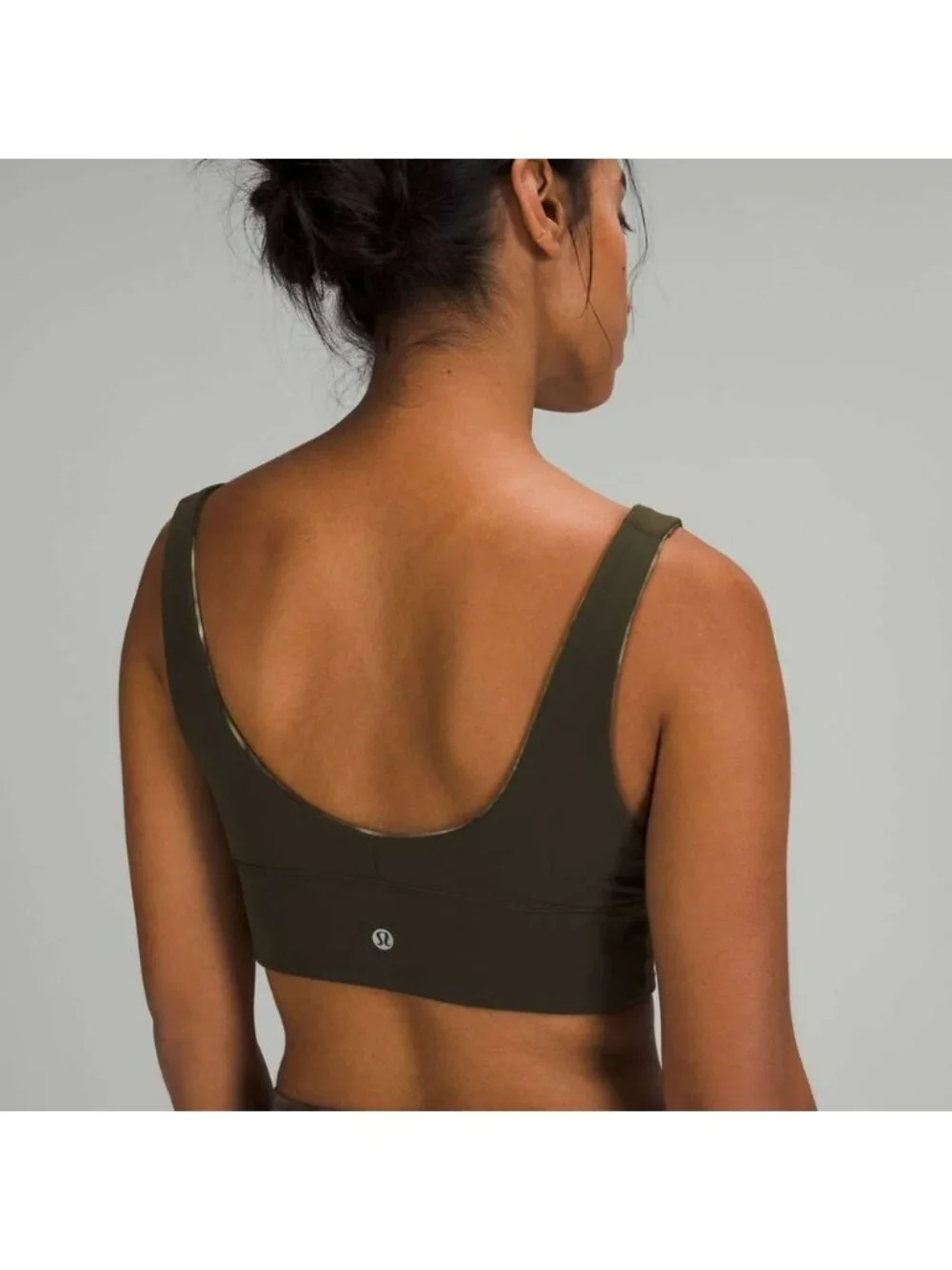 Lululemon Align Reversible Bra *Light Support, A/B Cup Diamond Dye Light Sage